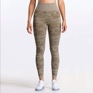 NWOT Aoxjox Yoga Pants for Women Workout High Waisted Gym Seamless Leggings